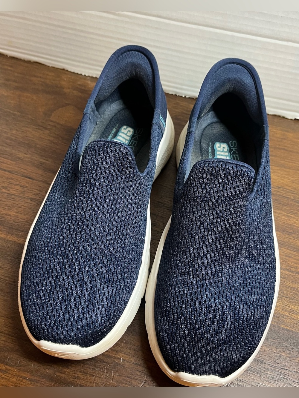 SKECHERS Go Walk Flex Relish Slip-ins Hands Free Shoe Womens 6.5 Navy Blue